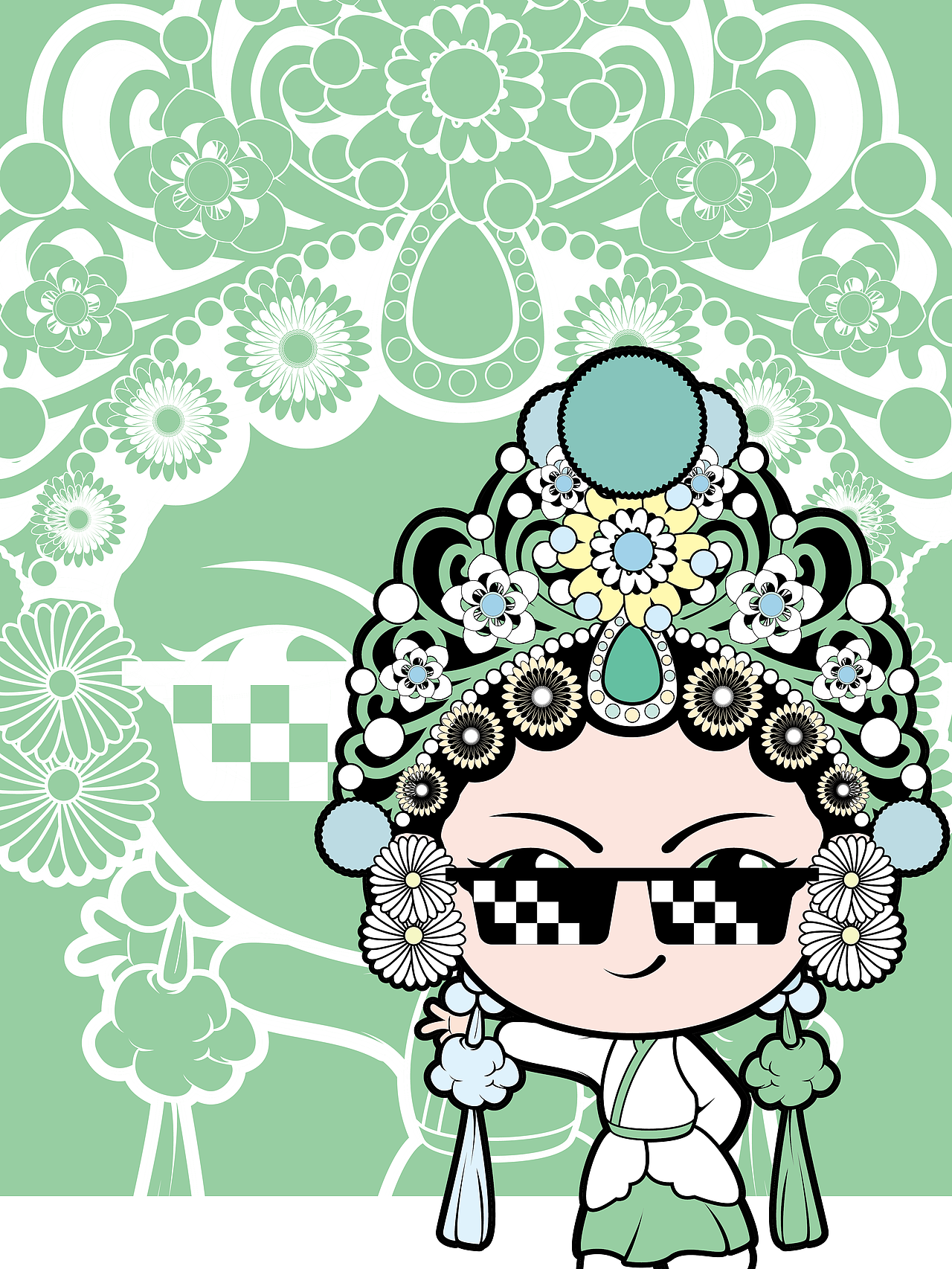 潮剧ip形象设计（图ZMjU1ODc3OTc2） - IP形象 - 站酷设计师是怡宝吖原创素材 - 站酷ZCOOL