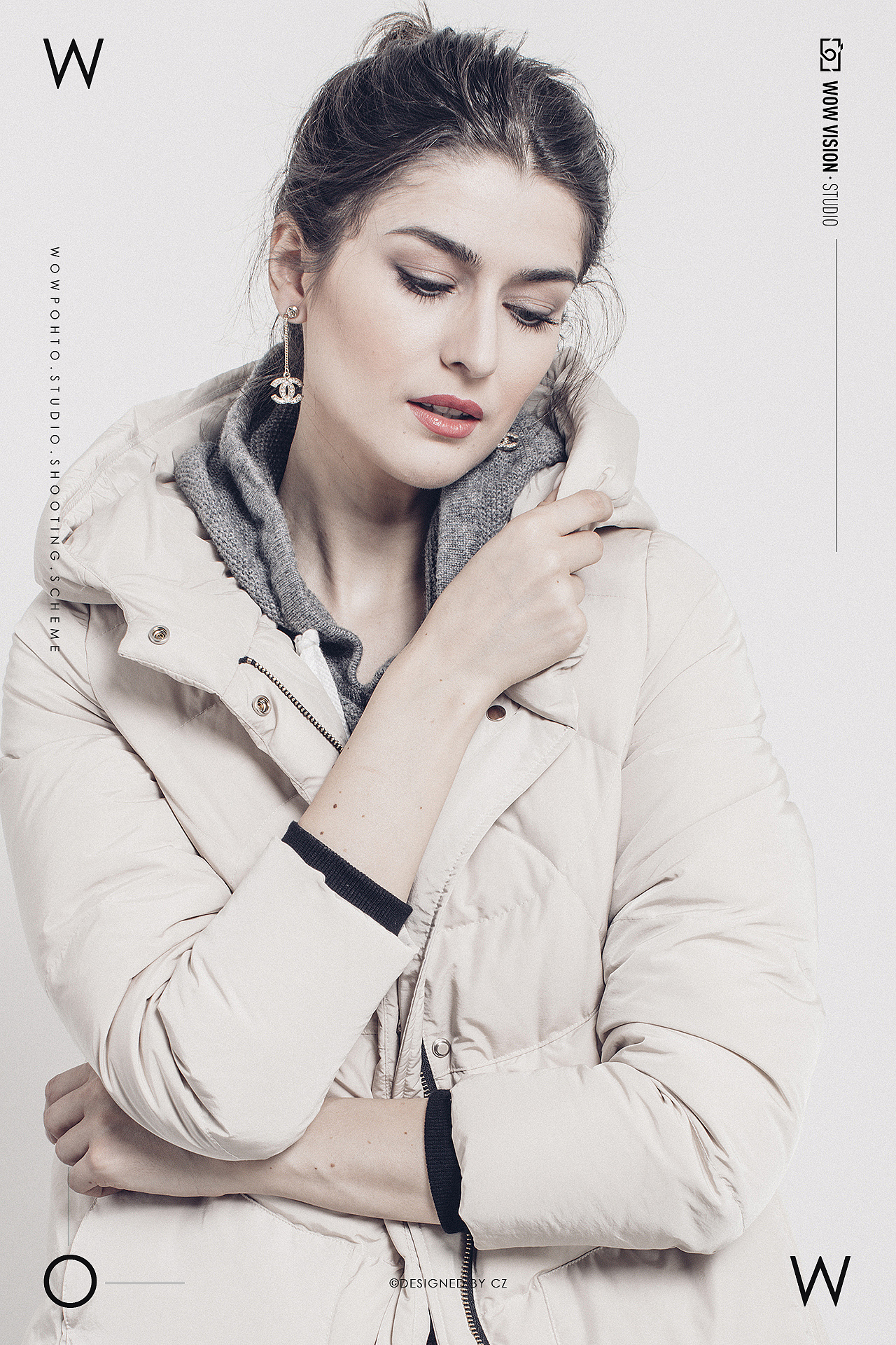 女模冬装外景 棚拍|摄影|人像摄影|哇哦摄影 - 原创作品 - 站酷