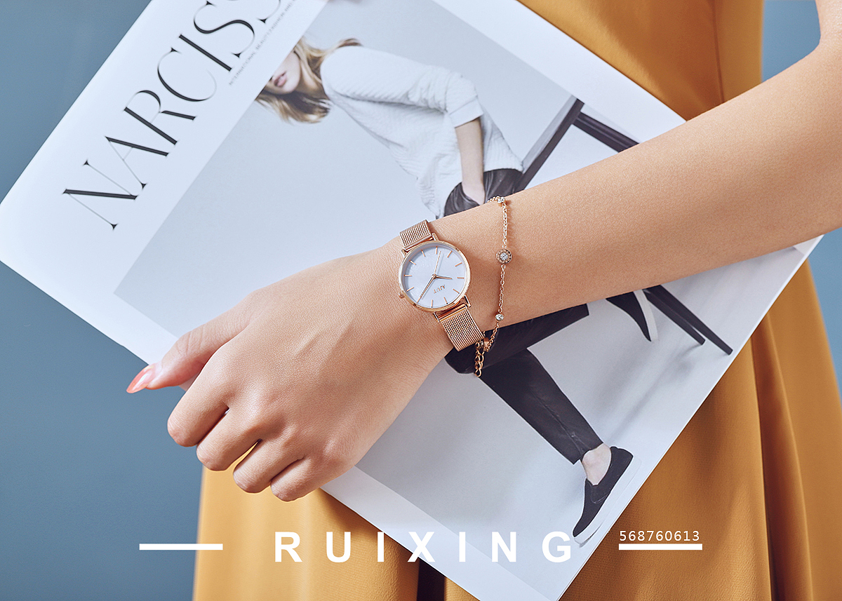 简约女表,女表场景,女表佩戴图