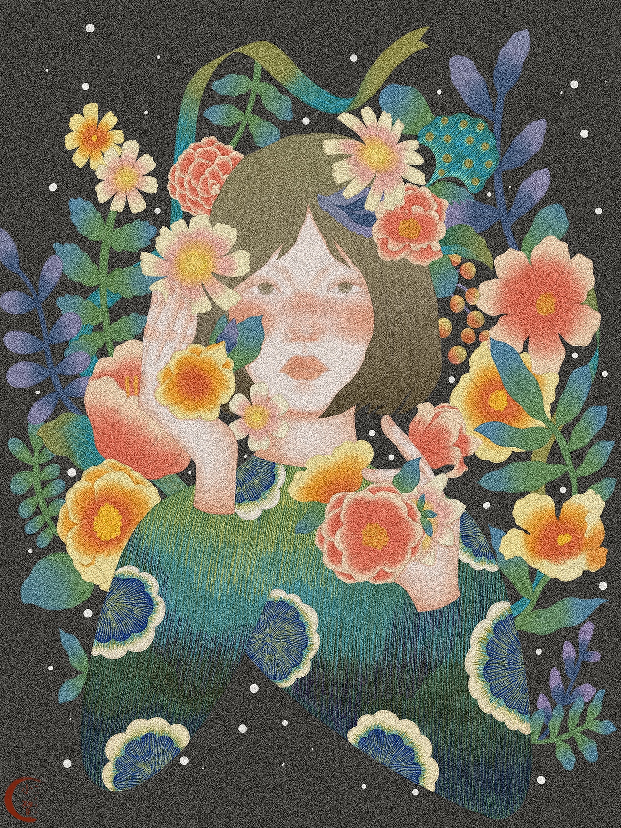 十二月涂画（图ZMjM1Nzk2Mzg0） - 创作习作 - 站酷设计师Tiana小智原创素材 - 站酷ZCOOL