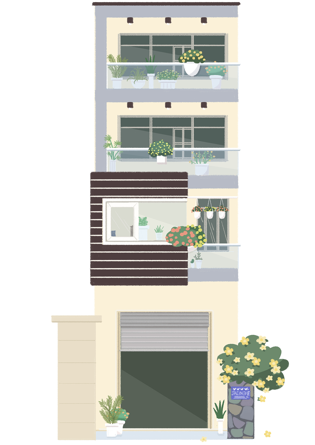 一些好看的房子（图ZMTgyMTE2ODA4） - 商业插画 - 站酷设计师Jacinthe盛原创素材 - 站酷ZCOOL