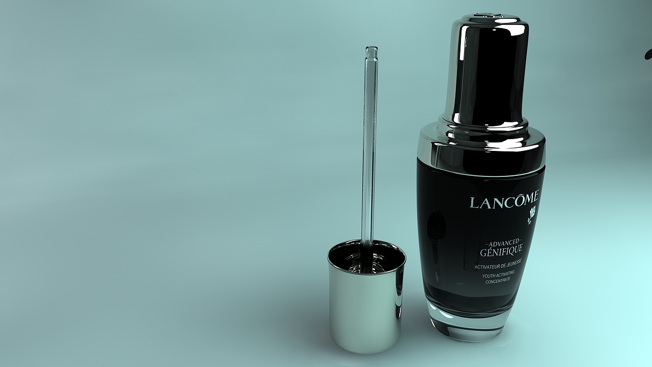 C4D制作蘭蔻小黑瓶（美妝產(chǎn)品）（圖ZNzk4MzgwNTI=） - 其他三維 - 站酷設(shè)計(jì)師wewq123原創(chuàng)素材 - 站酷ZCOOL