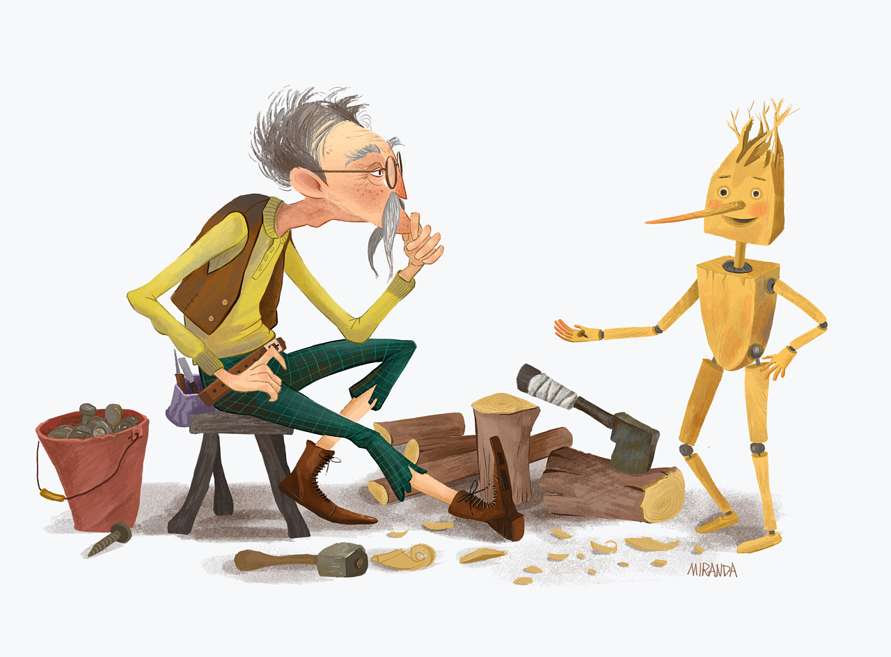 木匠|插画|创作习作|米达miranda - 原创作品 - 站酷 (zcool)