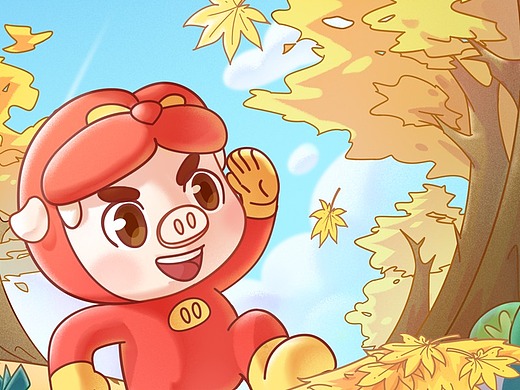 猪猪侠节气贺图