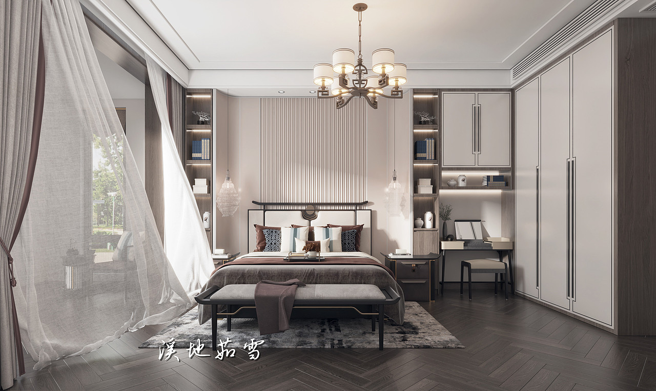  新中式样板间，禅意东方，自然之美