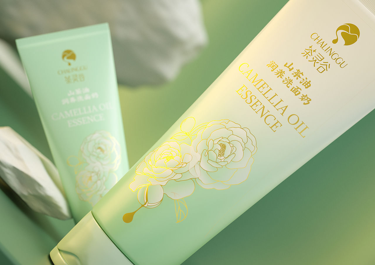 有机山茶油日化美妆包装设计/一道设计原创作品（图ZMjAyMjgyNjc2） - 包装 - 站酷设计师一道三略原创素材 - 站酷ZCOOL