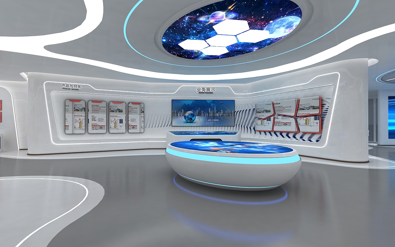 科技展厅农商行展设计（图ZMjIyMjA2NjY4） - 其他三维 - 站酷设计师A小余原创素材 - 站酷ZCOOL