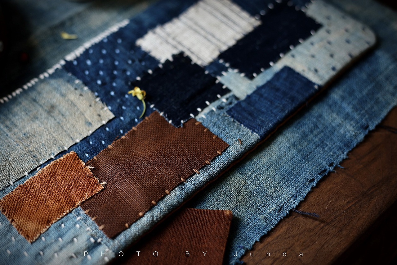 蓝染古布拼布（图ZMTU4ODI2NzYw） - 其他手工艺 - 站酷设计师浚达原创素材 - 站酷ZCOOL