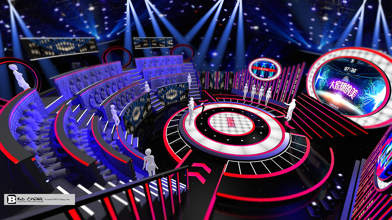 中国教育电视台《大家想得美》舞台设计