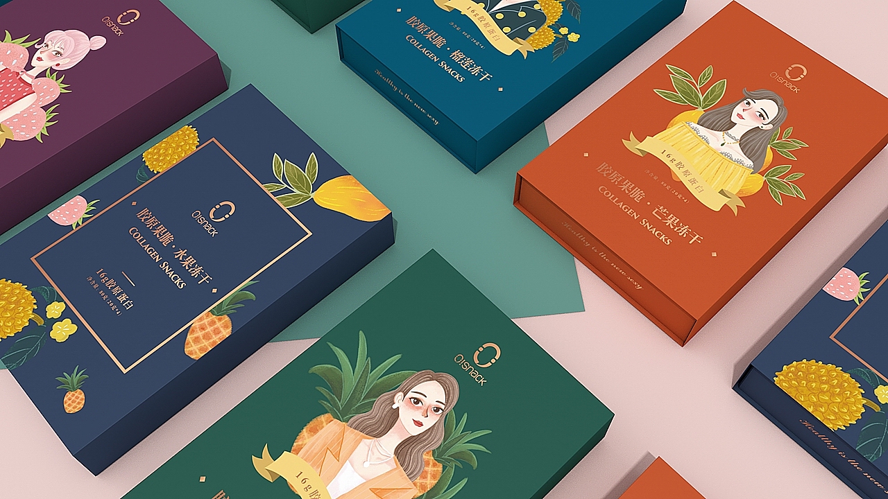 北京《O！Snack》胶原果脆品牌设计。（图ZMTAyMDY5MzM2） - 包装 - 站酷设计师你好大海品牌设计原创素材 - 站酷ZCOOL