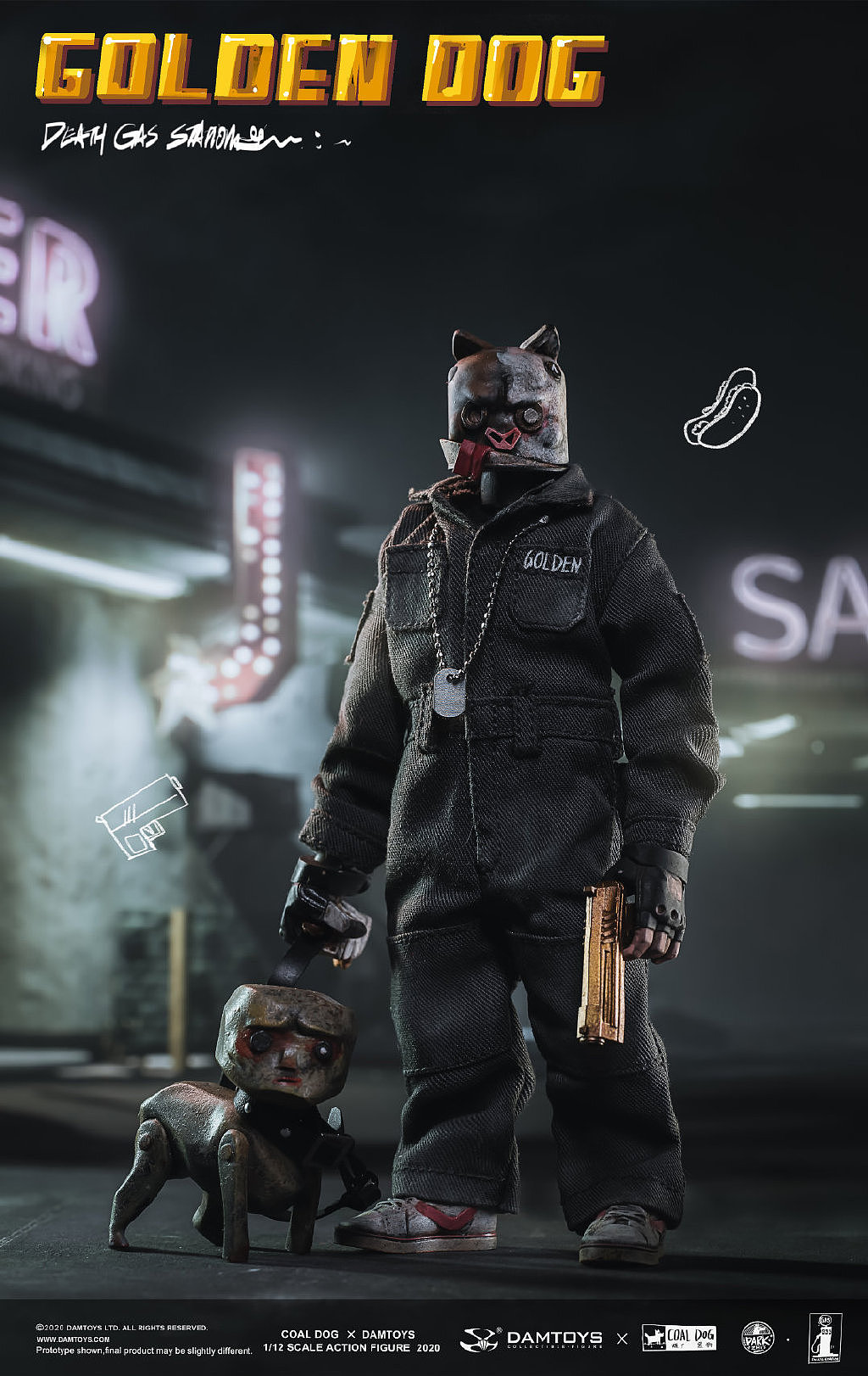 【玩具摄影】1/12亡命加油站-狗头金