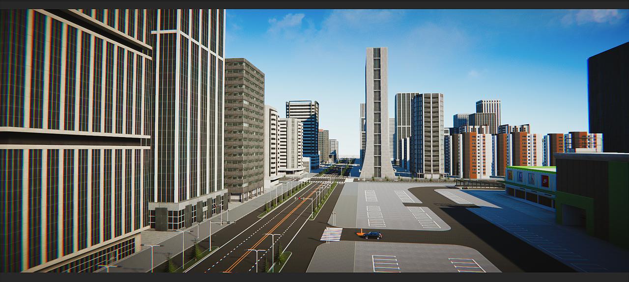 城市模型|三维|场景|hokyin_原创作品-站酷(zcool)