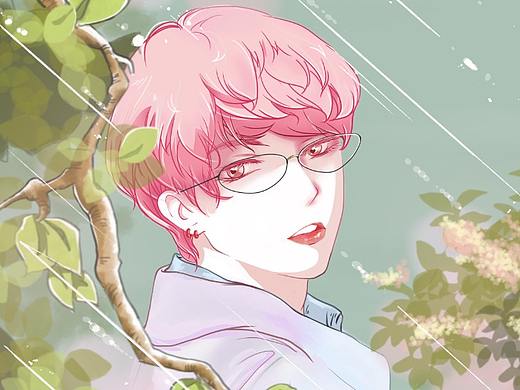 漫画男子（个人主页-ZNTQ1NDc2ODg=） - 创作习作 - 站酷设计师千淼想染头原创素材 - 站酷ZCOOL