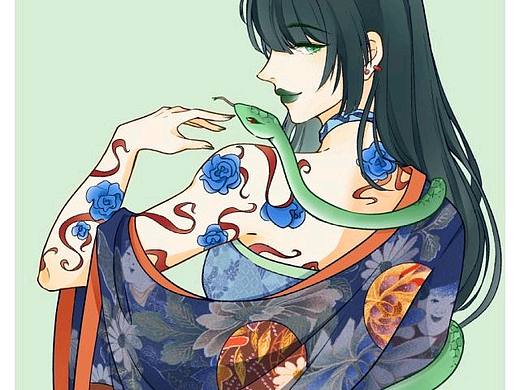 原创青蛇拟人