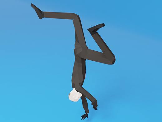 Blender+Mixamo角色动画测试