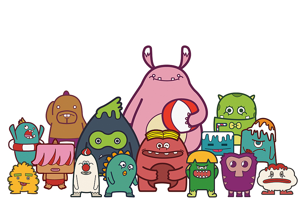 小怪物卡通设计