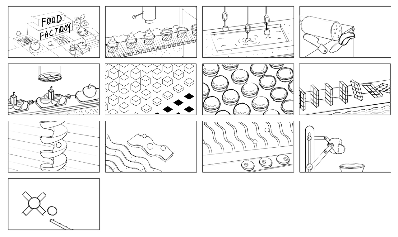 c4d动画《Food Factroy》（图ZMjUxNTgyNDI4） - 动画/影视 - 站酷设计师AmelieZ原创素材 - 站酷ZCOOL