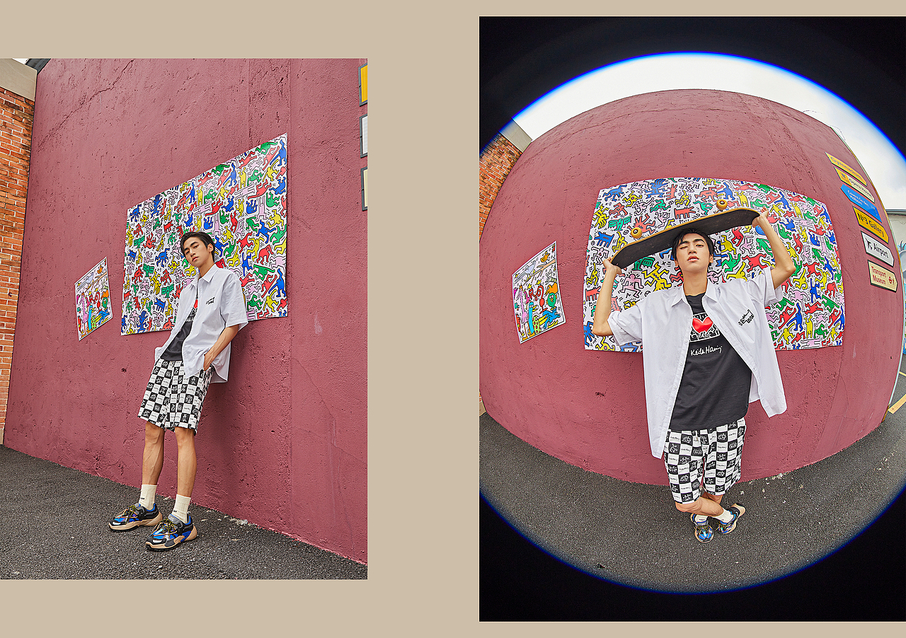 | 联名系列 | SANFU x keith haring |（图ZMjk0NDcxODg0） - 时尚/艺术摄影 - 站酷设计师黄艹艹原创素材 - 站酷ZCOOL