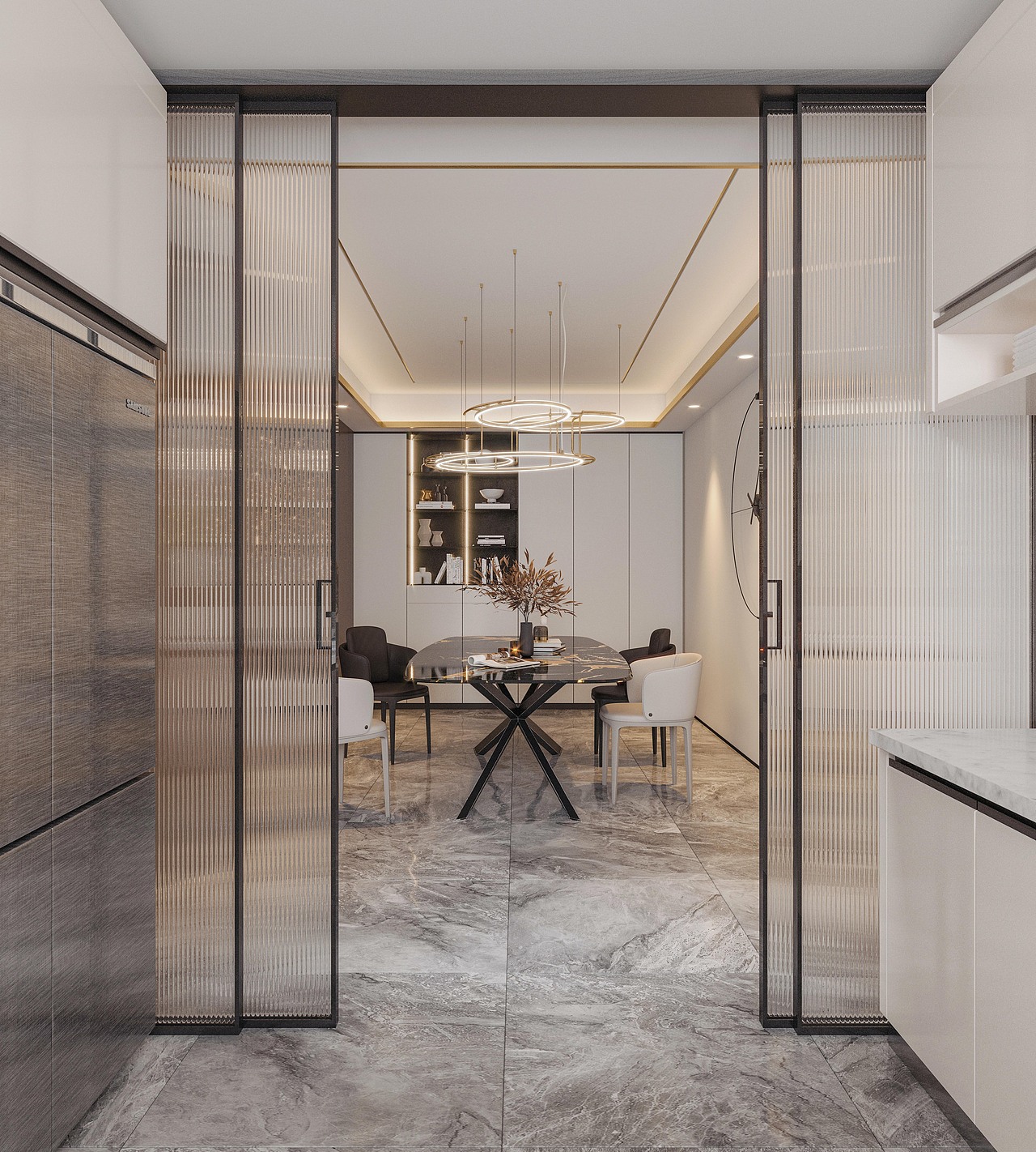 ▼餐厅
<br>我们曾有梦，关于爱情，关于理想，关于美食。于是，餐厅承载了生活的期盼，餐桌旁那个忙碌的身影总能让日常的琐碎变得轻快，烦躁的情绪也跟着稀释在空气中，蒸发于氤氲里。