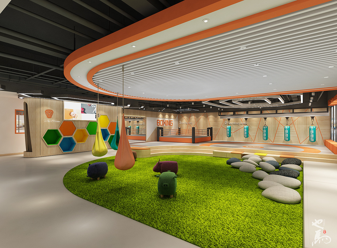 儿童尺度精准细节化 | Environment (And Details) Scaled For Young Children
<br>在项目的细节处理上,设计师选择对少儿友好触感的建材,家具根据各年龄层儿童的身高订制尺寸,将最大化的扩充孩子的活动区间,以满足孩子的成长需要。