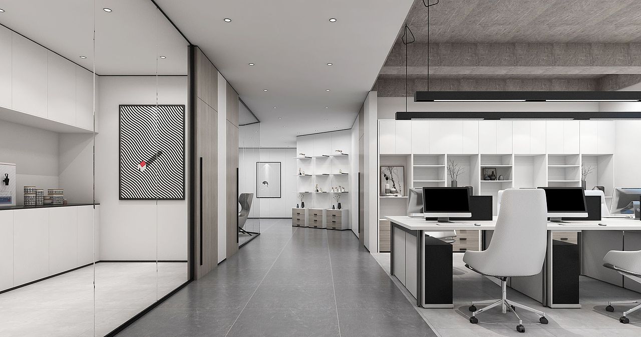 100平方办公室|空间|家装设计|金宝lee_原创作品-站酷zcool