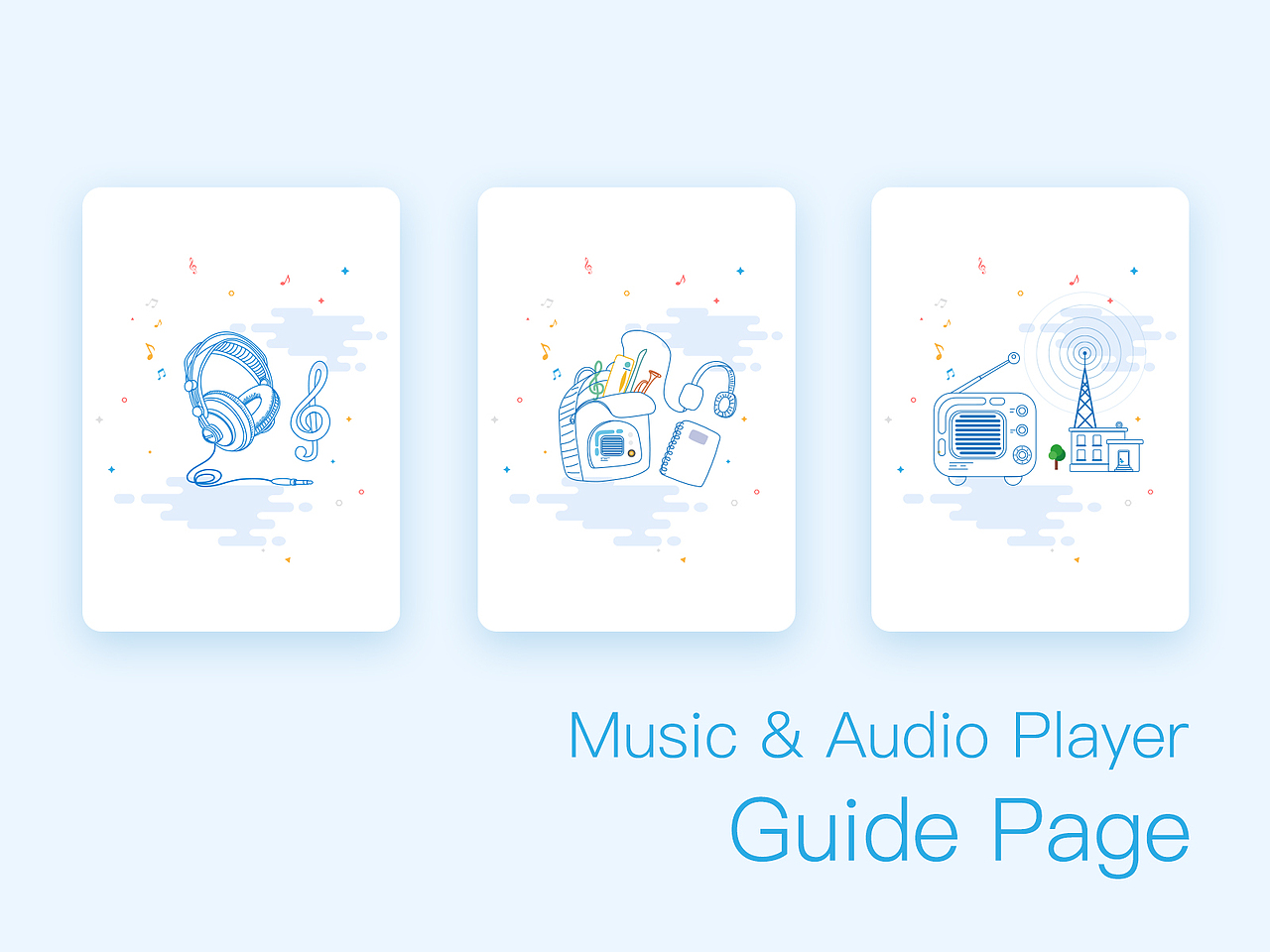 Music & Audio Player Guide page 引导页