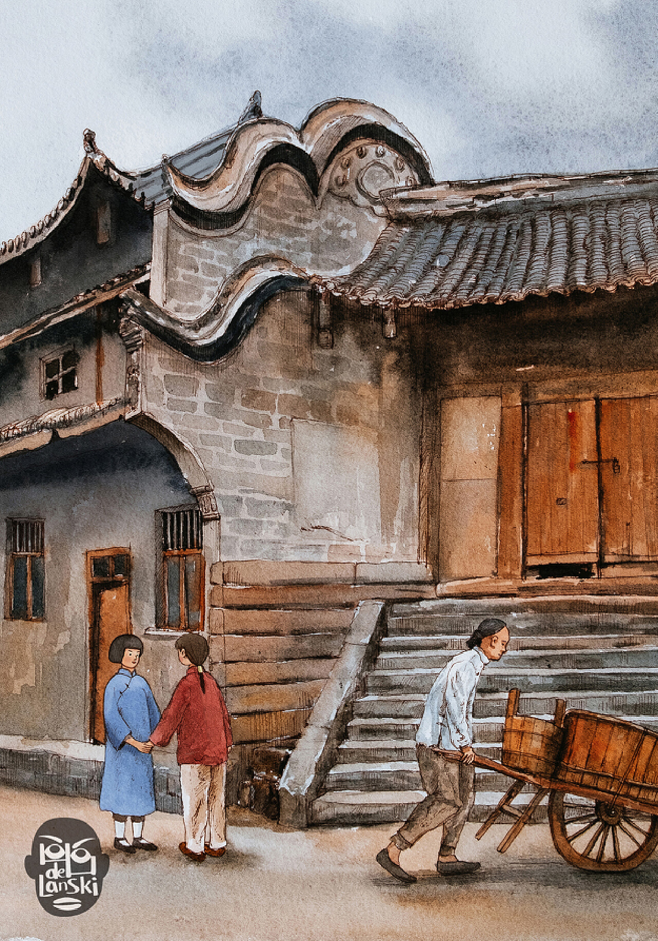 《城南旧事》插图欣赏（关维兴版 ） - 堆糖，美图壁纸兴趣社区