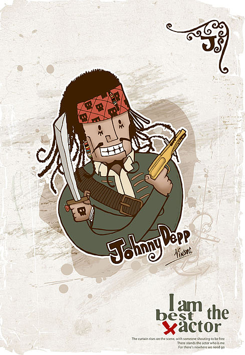 看一部电影,喜欢一个人。I am best the actor