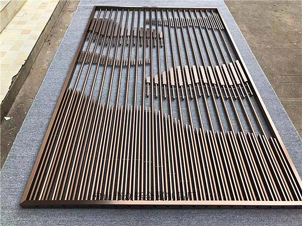 特色不锈钢山峦起伏景墙格栅|空间|家装设计|众钰金属_原创作品-站酷z