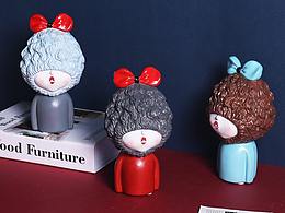 北歐風蘿莉擺件