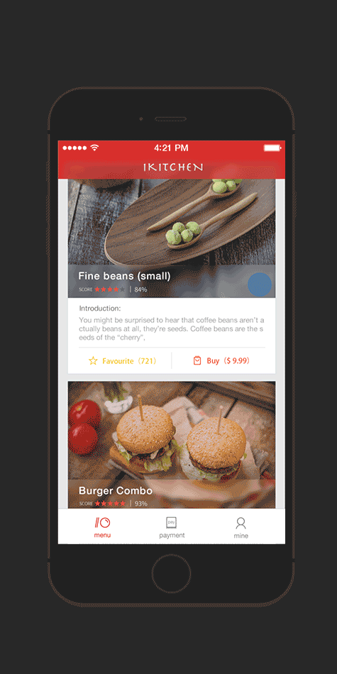 Ikitchen（图ZMjUzODM1NDQ=） - APP界面 - 站酷设计师少动原创素材 - 站酷ZCOOL