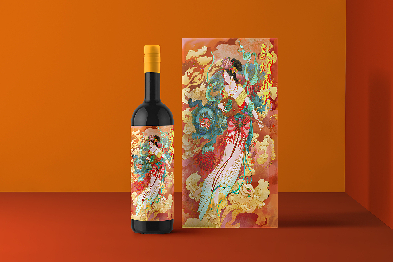 敦煌系列(1)（图ZMjM1NDc5NTY0） - 包装 - 站酷设计师卷强原创素材 - 站酷ZCOOL