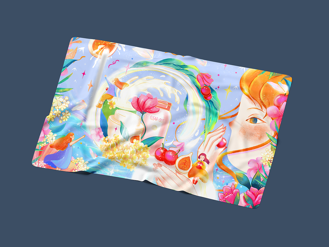 寻找天然好食肌（图ZMjk4Nzc0MjMy） - 海报 - 站酷设计师蜜糖插画原创素材 - 站酷ZCOOL
