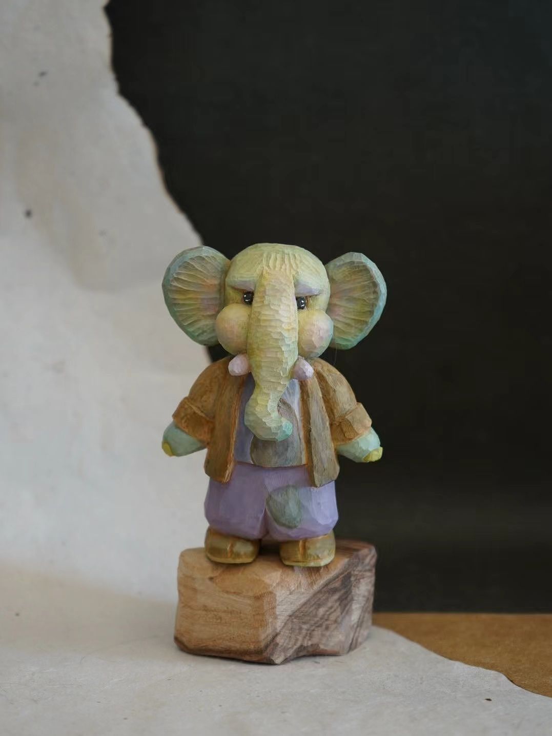 原创木作:森林象（图ZMzY3MjIwMDA4） - 雕塑 - 站酷设计师树点木作原创素材 - 站酷ZCOOL