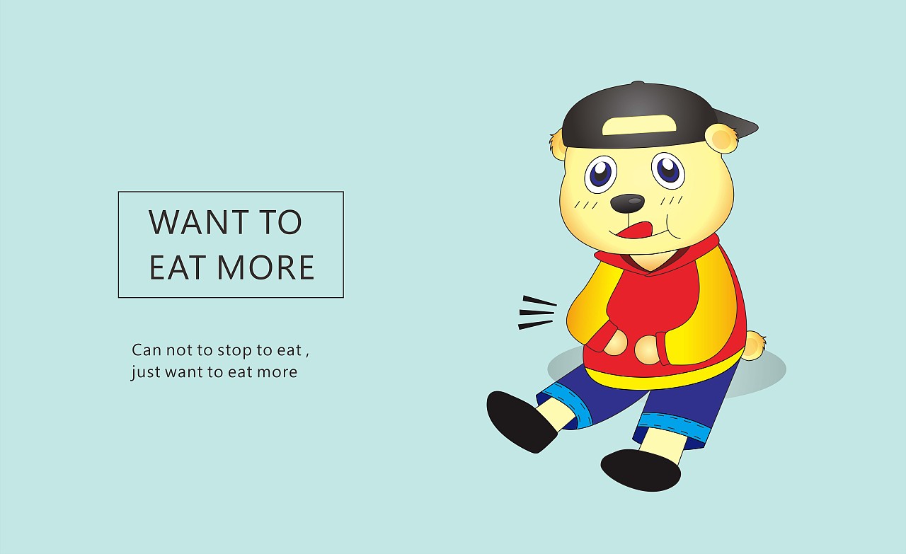 戴棒球帽的熊博士