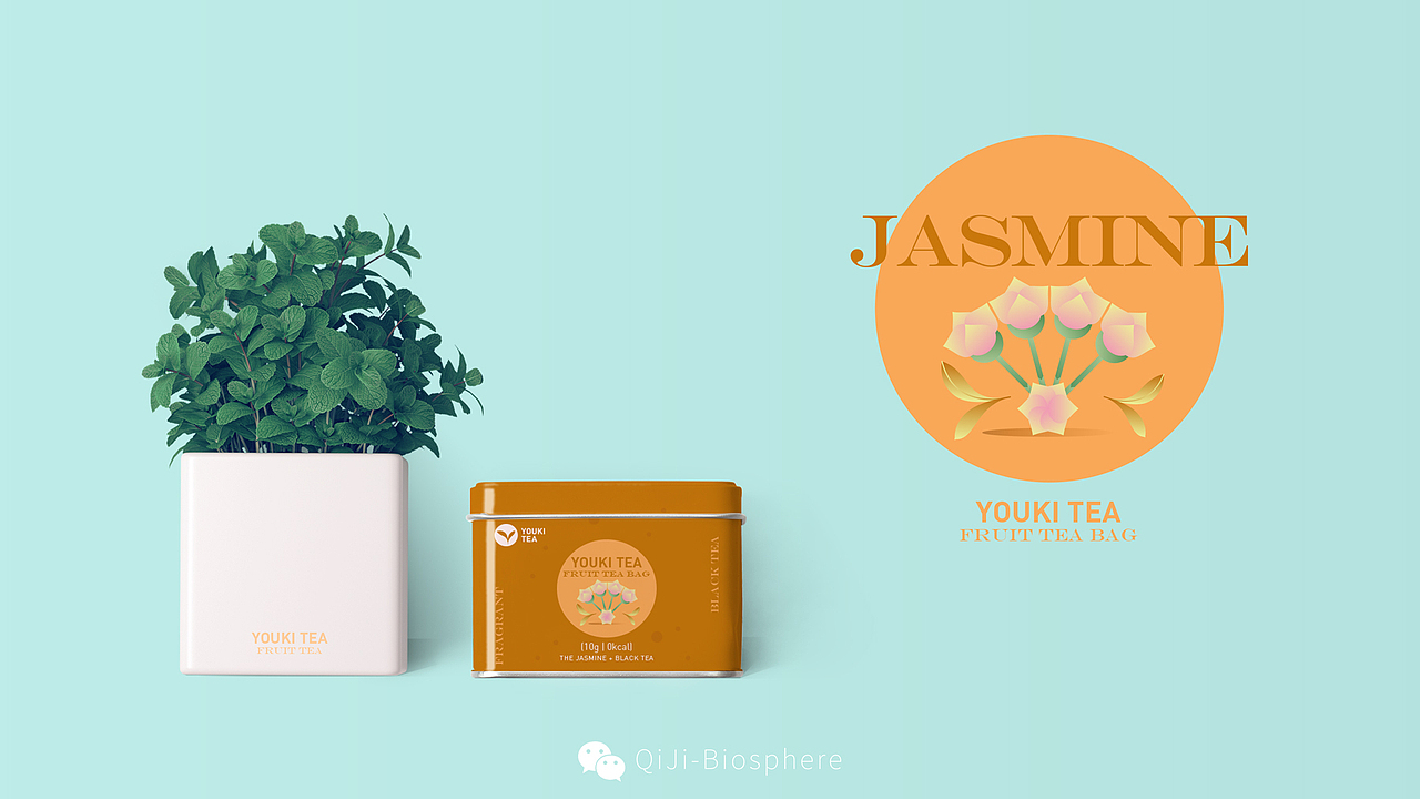 茉莉香香红茶
办公铁盒装