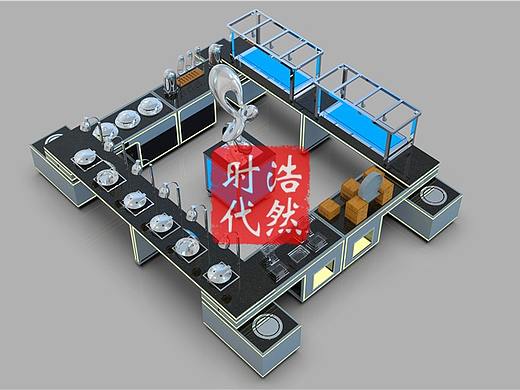 餐厅宴会折叠茶歇台定制设计