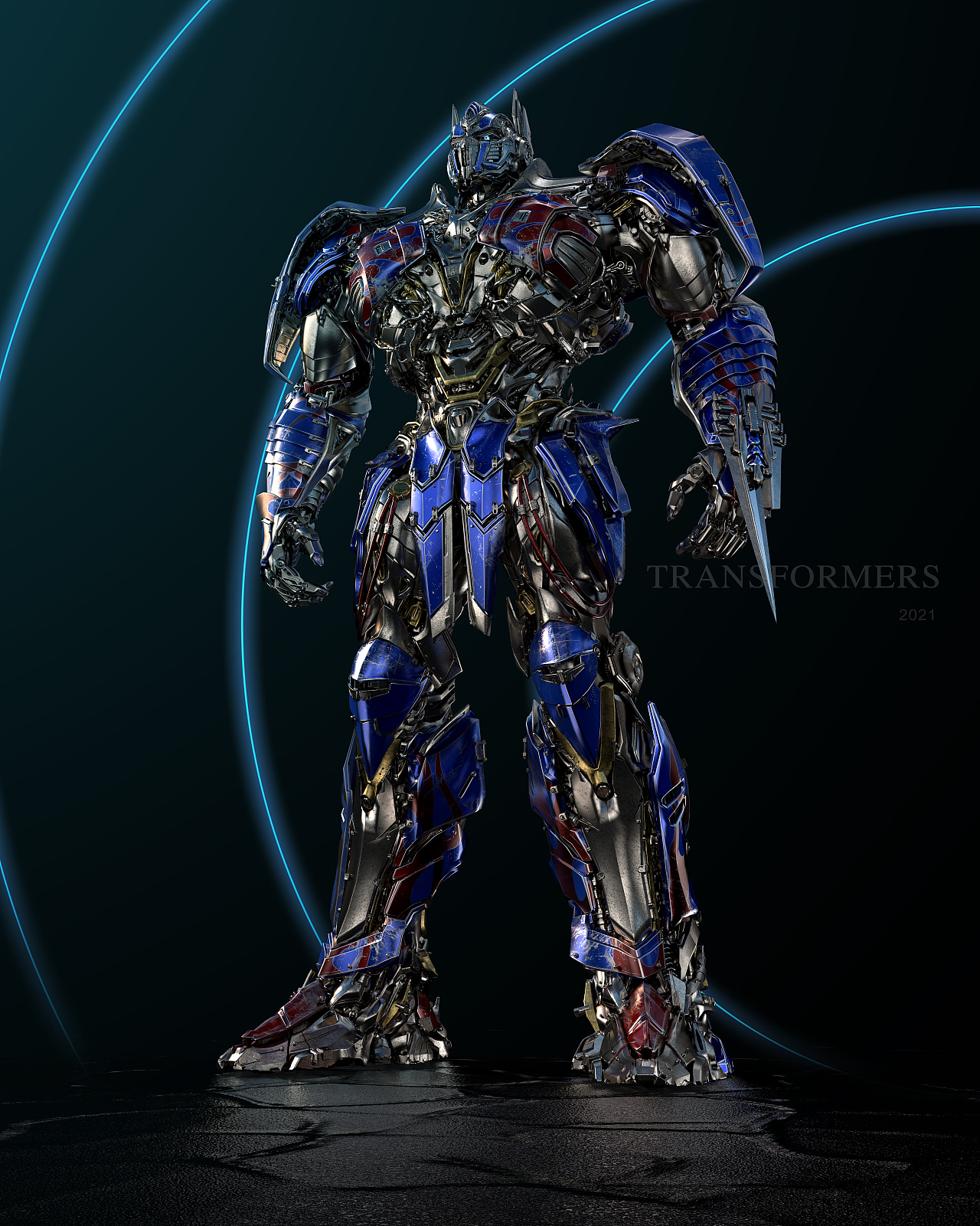 变形金刚擎天柱最终渲染