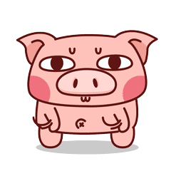 微信表情 小呆猪（图ZODIyNTE5MTI=） - 网络表情 - 站酷设计师咸鱼大怪兽原创素材 - 站酷ZCOOL