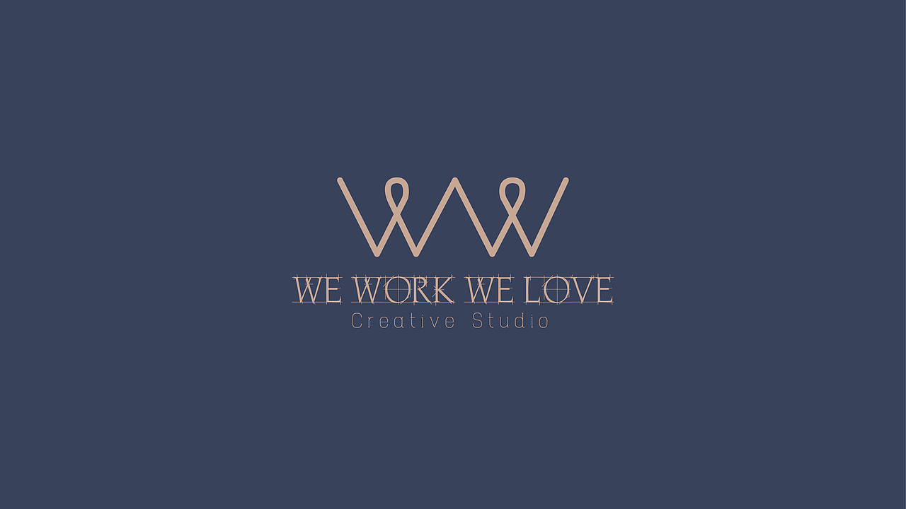we work we love LOGO设计