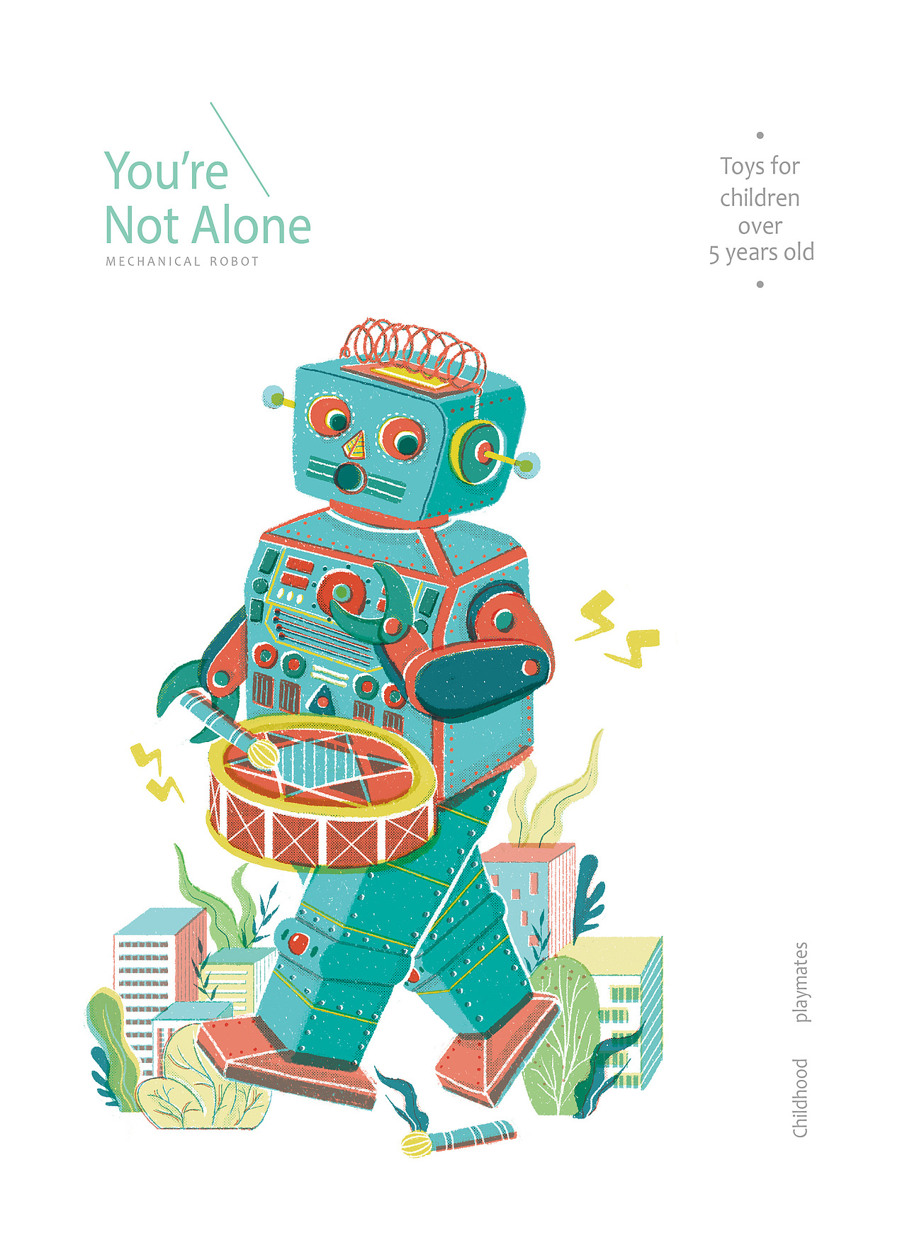 You are not alone（图ZMTIxNTEyMjY0） - 商业插画 - 站酷设计师扑通一声掉进河里原创素材 - 站酷ZCOOL