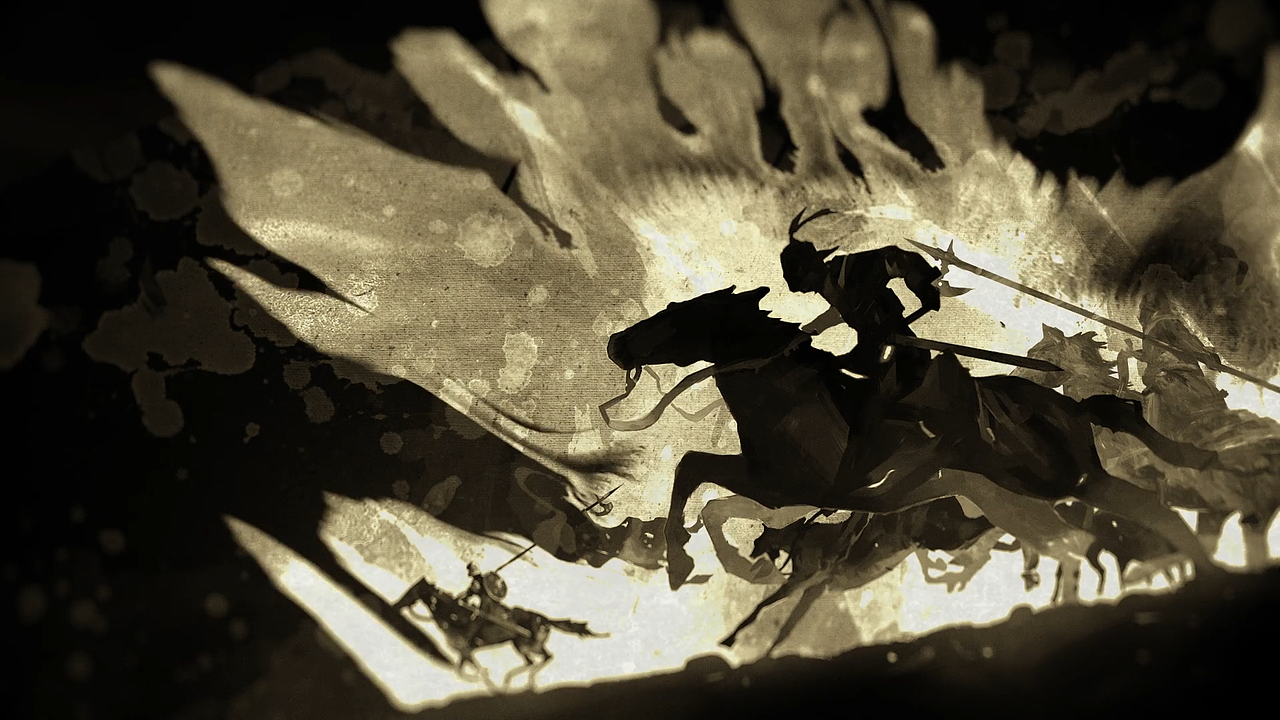 古代战争水墨片头动画ae模板|影视|宣传片|一mew一 - 原创作品 - 站酷