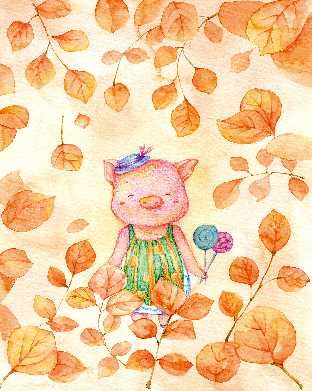 《猪太太的糖果店》封底