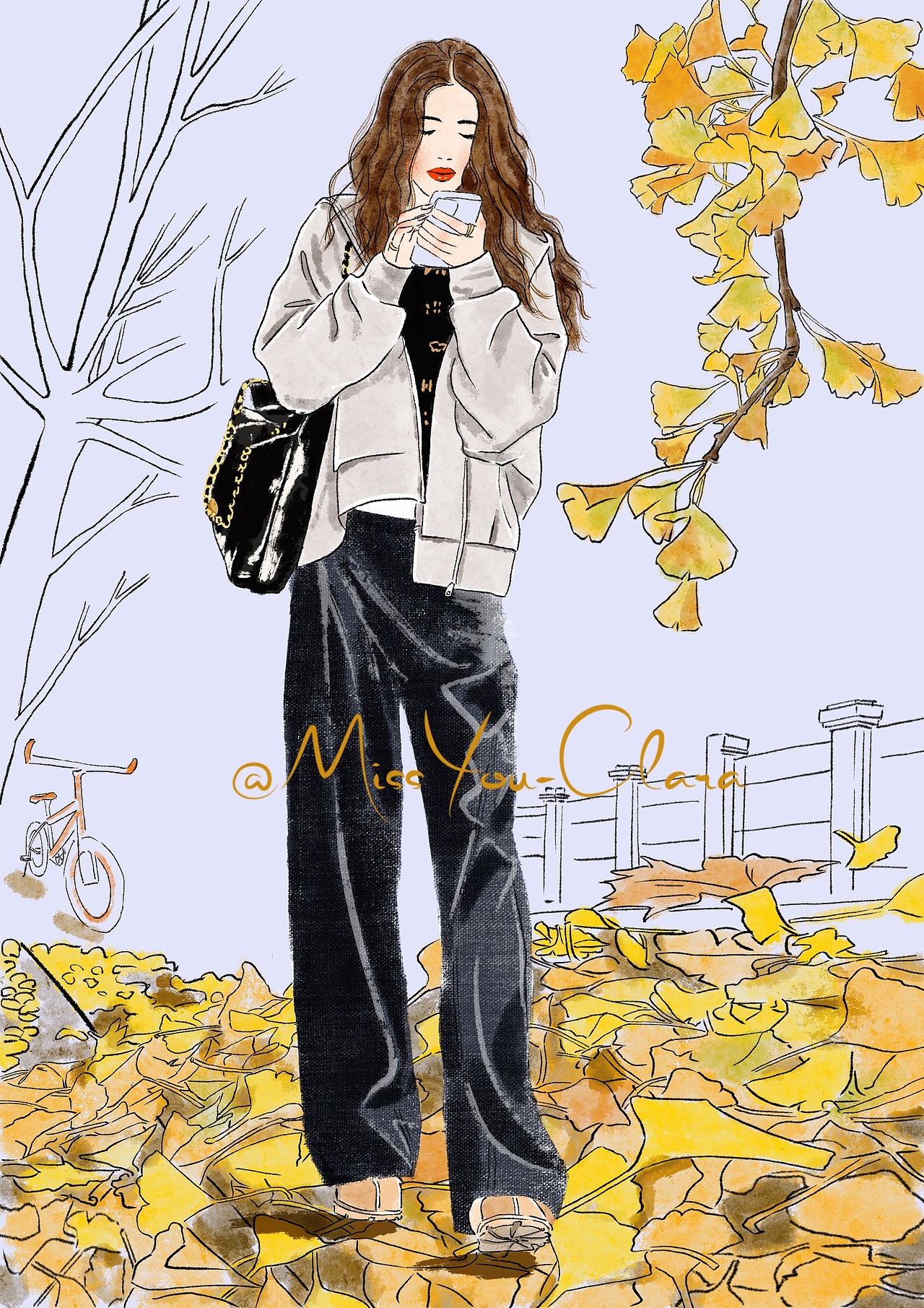 上海冬季街头潮人速写合集