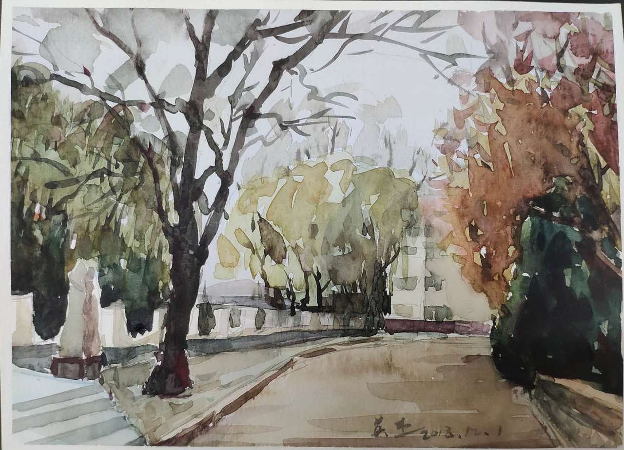 北方的冬天（图ZMTM4NDc1NTc2） - 绘画 - 站酷设计师黄豆他大原创素材 - 站酷ZCOOL