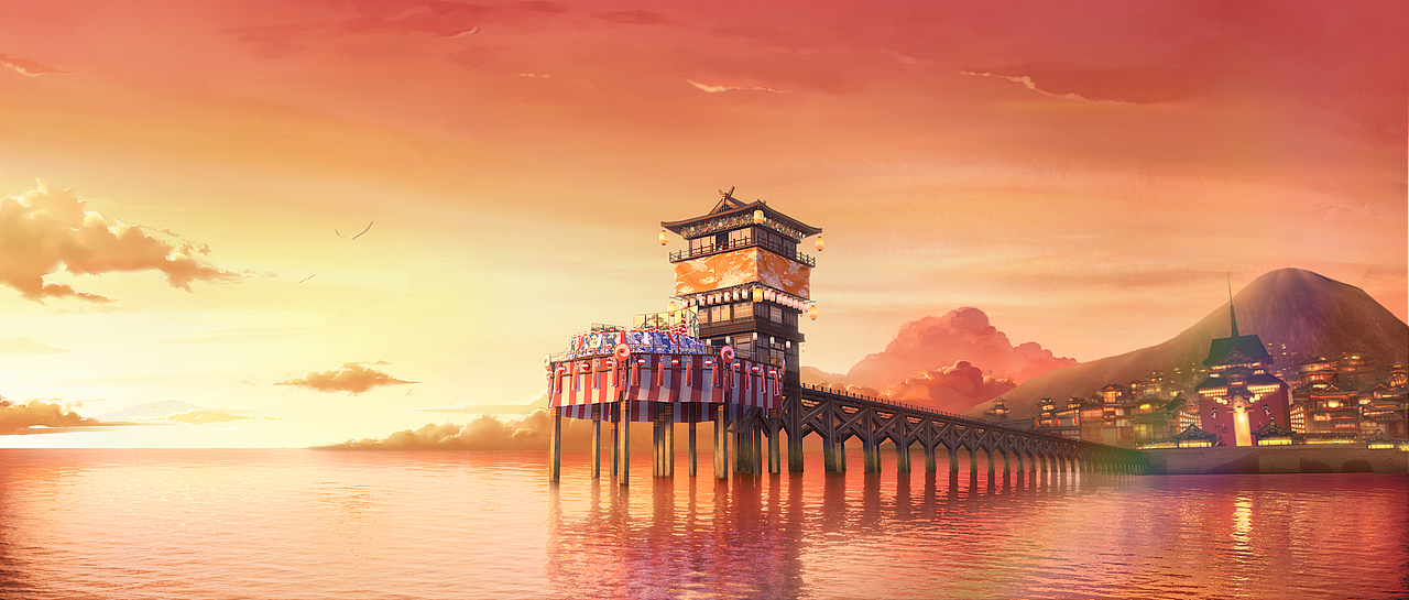 阴阳师不知火CG展卷 离岛之歌 独家幕后制作花絮（图ZMjczNzcyNDY0） - 其他动漫 - 站酷设计师两点十分动漫原创素材 - 站酷ZCOOL