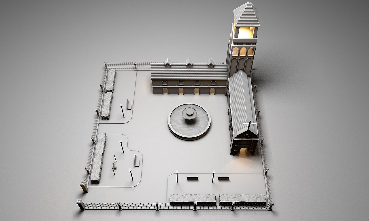 C4D基础工具练习 小房子建模