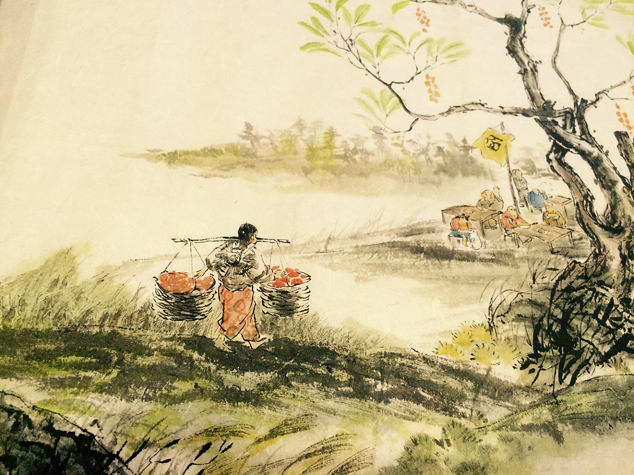 赶集路上去吃面 学习早稻风格中