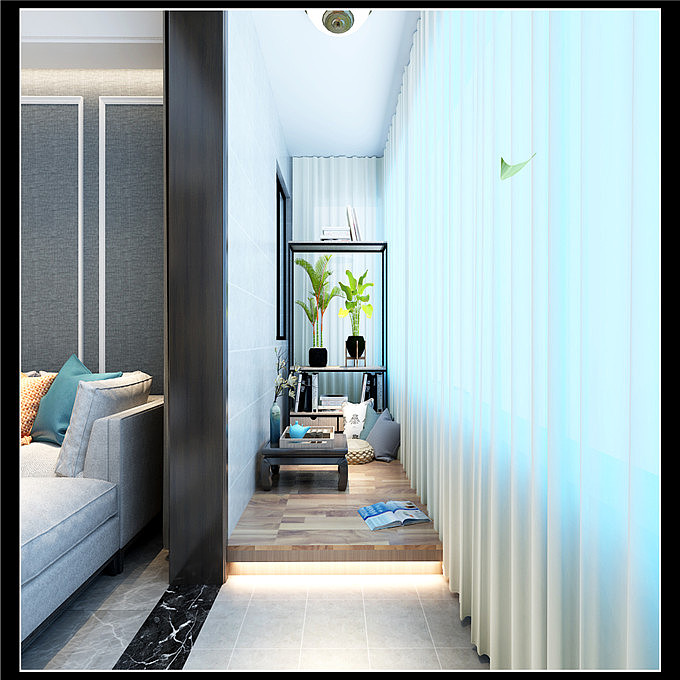 济南室内装修——绿地新里城现代轻奢风格案例分享