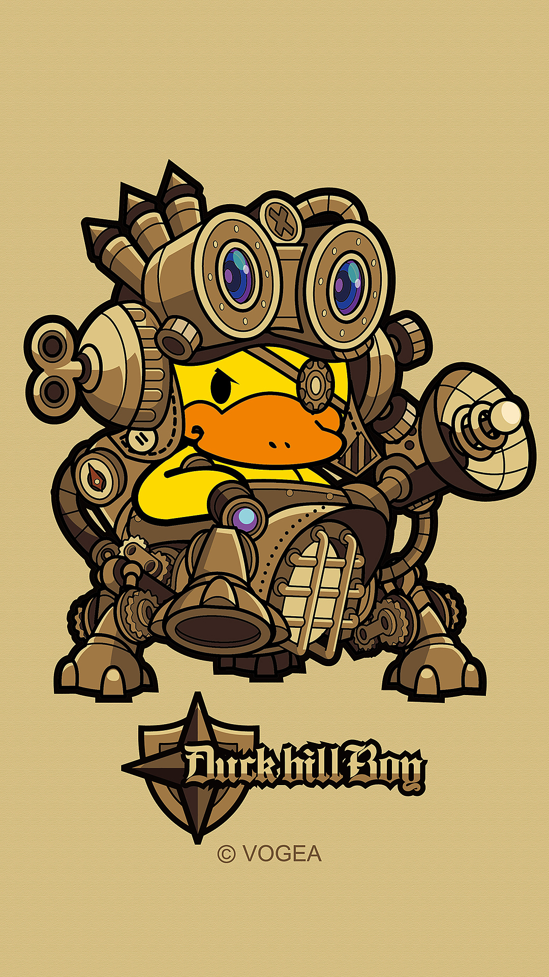 鸭嘴兽男孩壁纸蒸汽朋克系列一